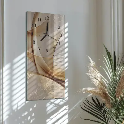 Stačiakampio stiklo laikrodis Abstrakcija