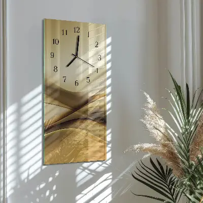 Stačiakampio stiklo laikrodis Abstrakcija