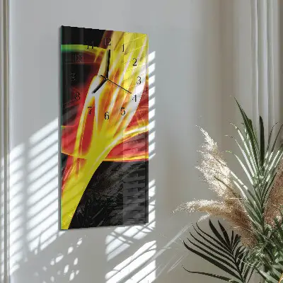 Vertikalus sieninis laikrodis Abstrakcija