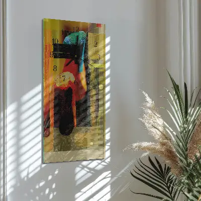 Vertikalus sieninis laikrodis Raštas