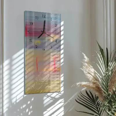 Vertikalus sieninis laikrodis Raštas