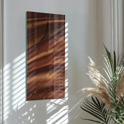 Vertikalus sieninis laikrodis Raštas