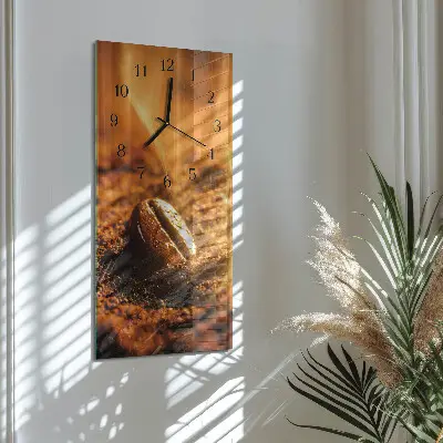 Vertikalus sieninis laikrodis Kofeino pupelės