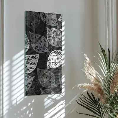 Vertikalus sieninis laikrodis Augalų lapai