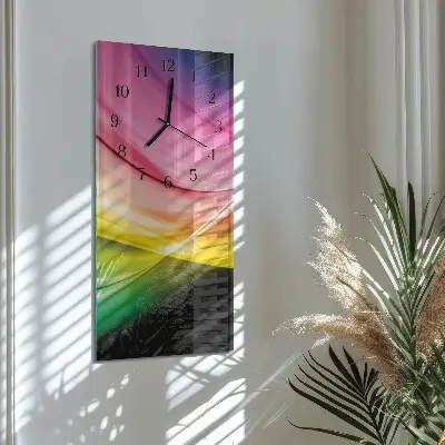 Vertikalus sieninis laikrodis Abstrakčios linijos