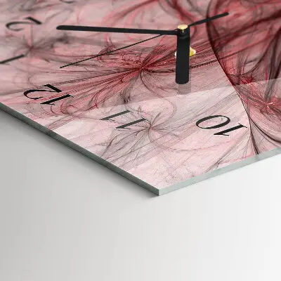Stačiakampio stiklo laikrodis Abstrakcija