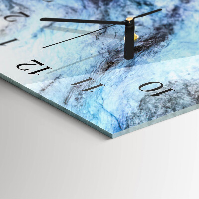 Stačiakampio stiklo laikrodis Akmuo